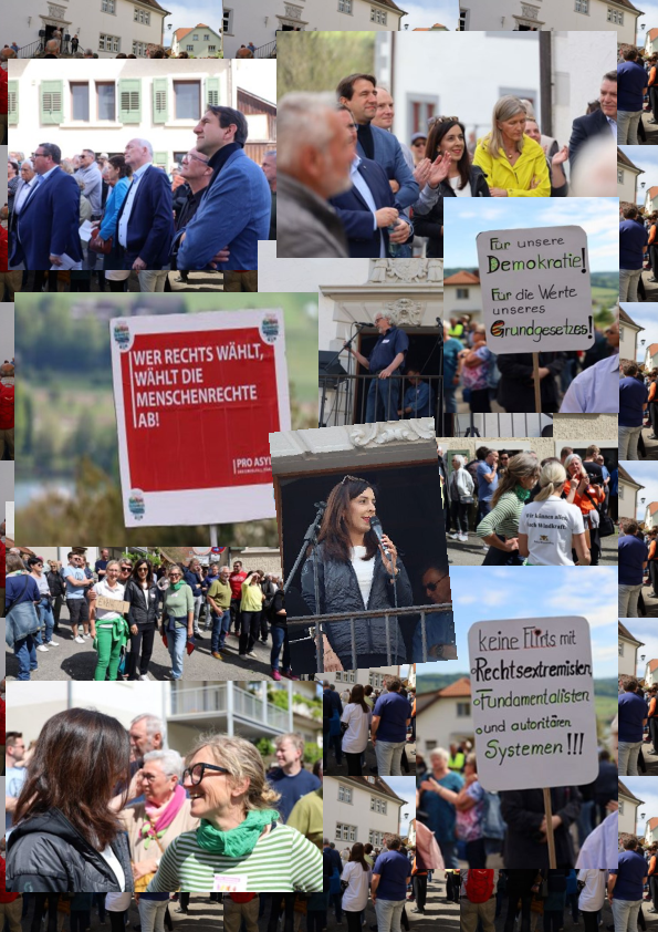 viele Eindrücke von der Demonstration - Menschen im Gespräch