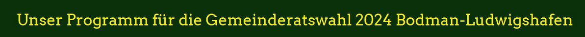 Wahlprogramm Bodman-Ludwigshafen 2024