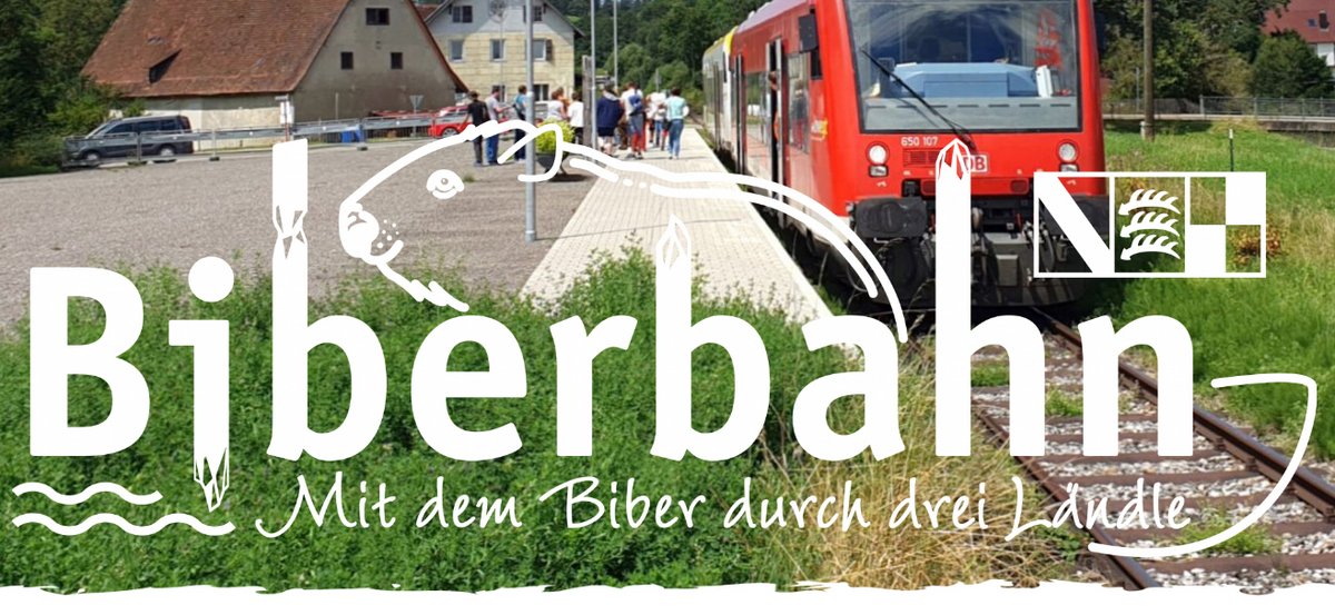 Biberbahn mit dem Biber durch drei Ländle