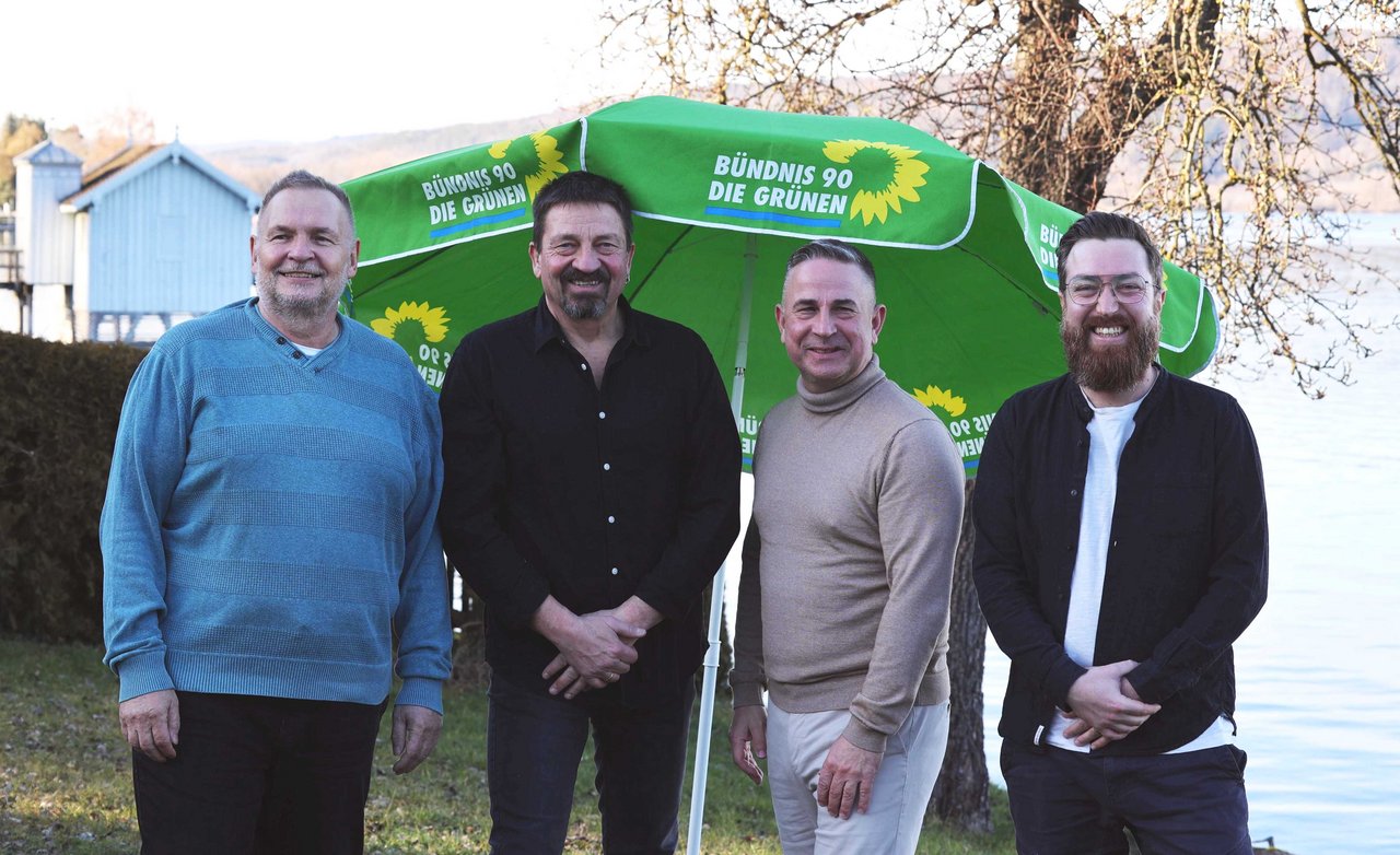 Für den Gemeinderat Bodman-Ludwigshafen kandidieren (v.l.n.r.): Christoph Leiz, Thomas Mähl, Thomas Blietschau und Sebastian Lindenmeyer